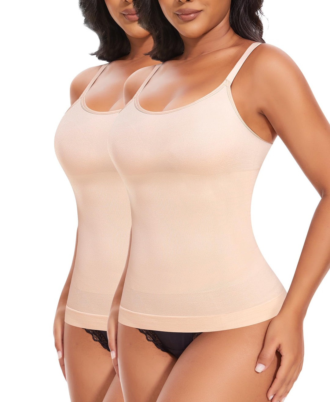 YARRCO Shape Unterhemd Damen Tank Top Bauchweg Shapewear Sport Tanktop Figurformendes Trägertop Body