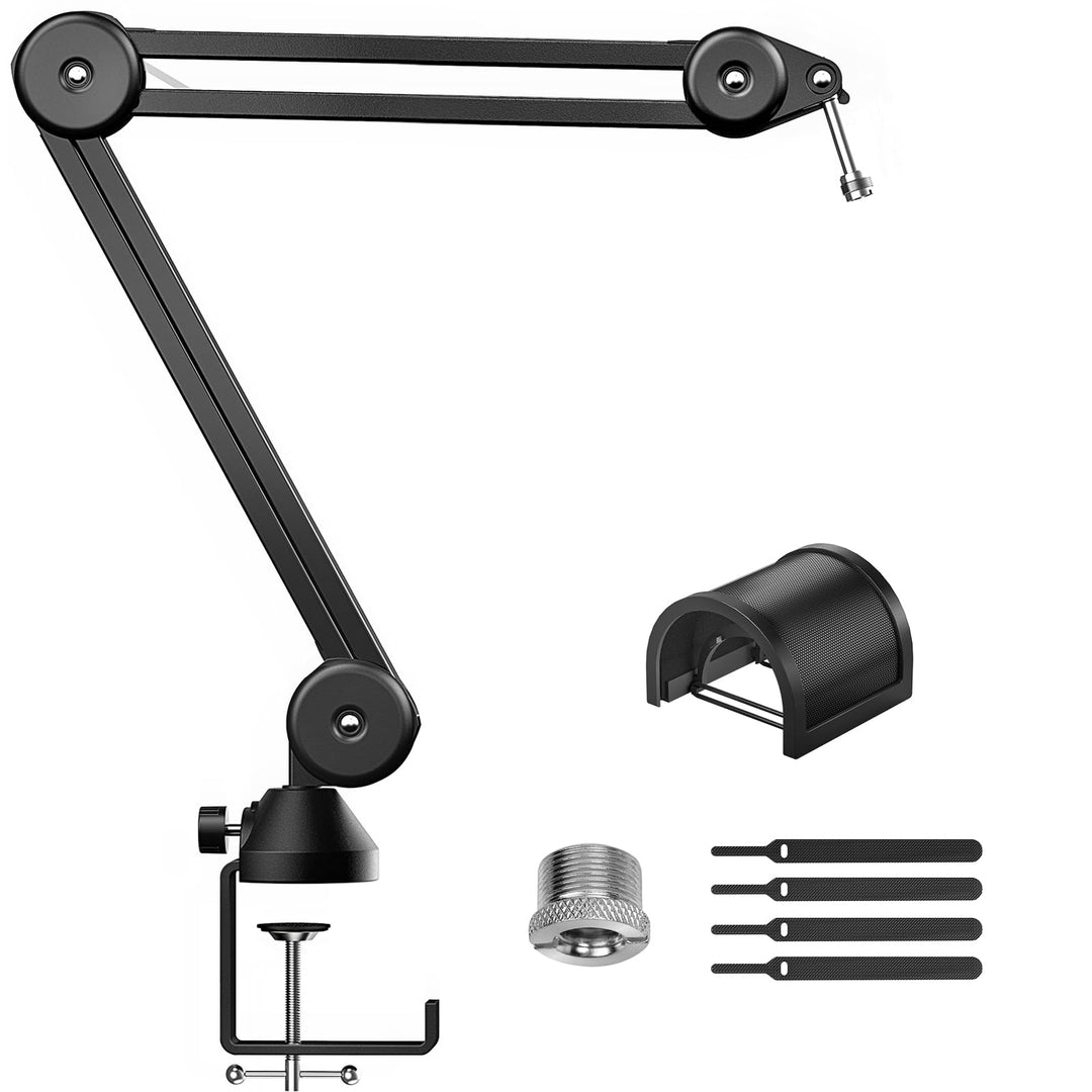 TONOR Mikrofonarm hoher Kompatibilität, Boom Arm, Mikrofon Ständer, einstellbarer Microphone Stand m