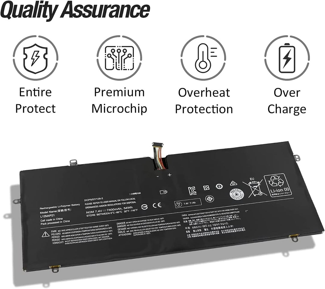 HUBEI L12M4P21 121500156 21CP5/57/128-2 L13S4P21 L13M4P0 Laptop Batterie Ersatz für Lenovo IdeaPad Y