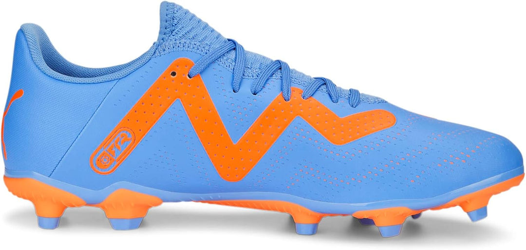 PUMA Herren Future Play Fg/Ag Fussballschuh, 40 EU Blue Glimmer Puma White Ultra Orange