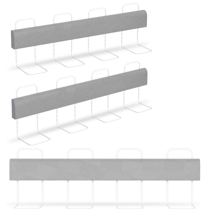 3X Bettgitter für Kinder 200cm, Bettschutzgitter 5-Loch Höhenverstellbar, Rausfallschutz Bett, Kinde