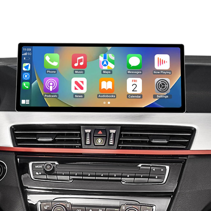 Road Top 12,3 Zoll Ultraschmaler Autoradio Carplay für BMW X1 F48 mit NBT | 2015-2018 Jahr, Linux HD