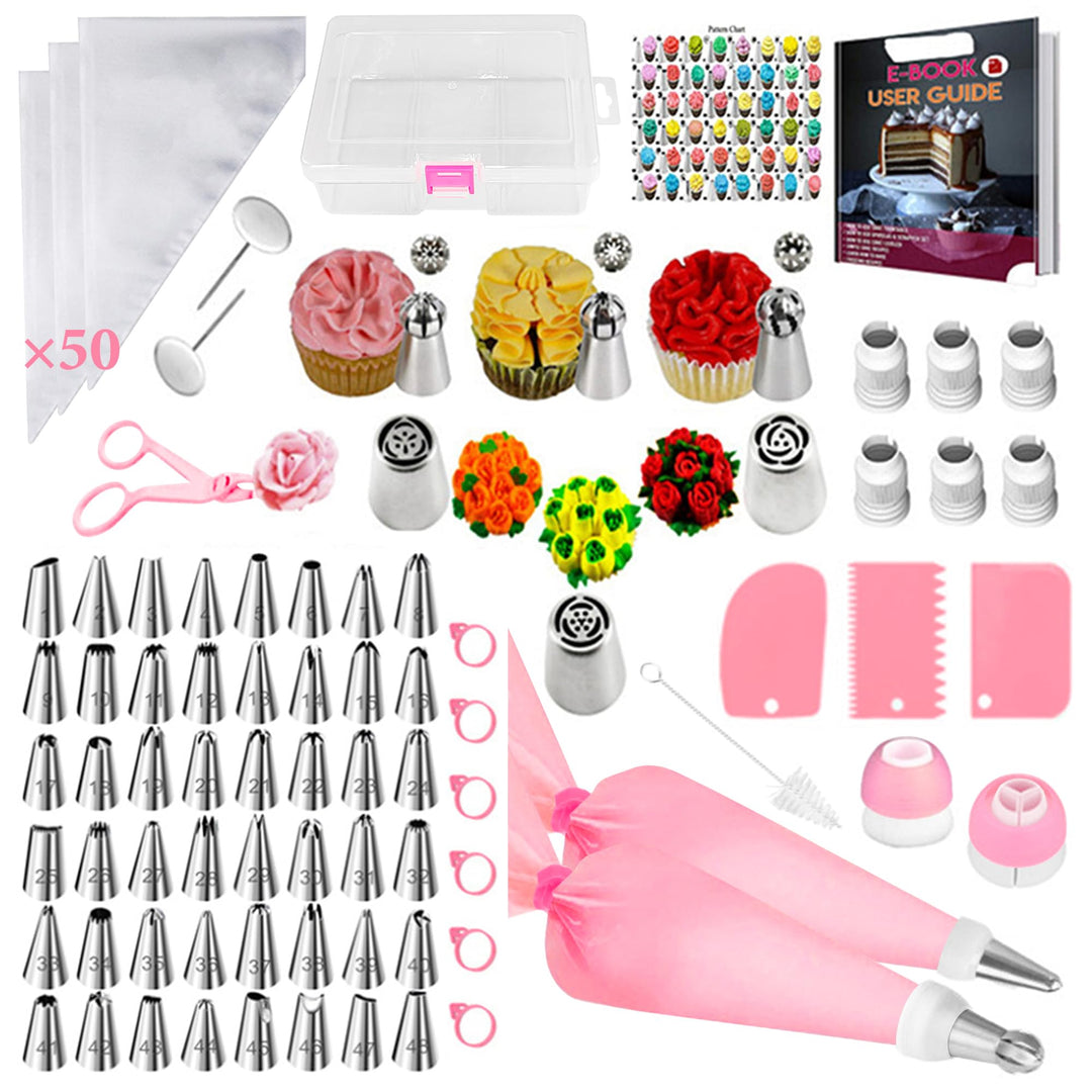 AZOMKER Torten ZubehöR, Spritzbeutel Mit Tüllen, SpritztüLlen Set, Backset, BackzubehöR, BackzubehöR