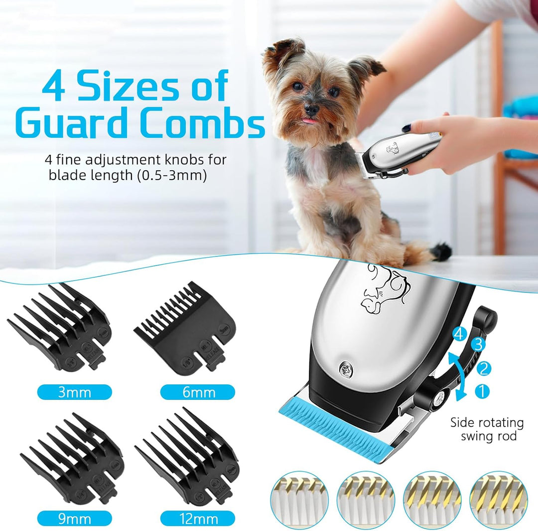 HyAdierTech Elektrische Hundeschermaschine, Hund Katze Tierhaarschneidemaschine, Professionelle Tier