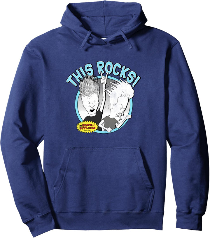 Beavis and Butt-Head This Rocks V1 Pullover Hoodie