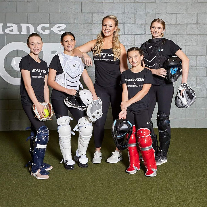 Easton | Die grundlegende von Jen Schro Fastpitch Softball-Fängerausrüstung | Box-Set | NOCSAE-Zerti
