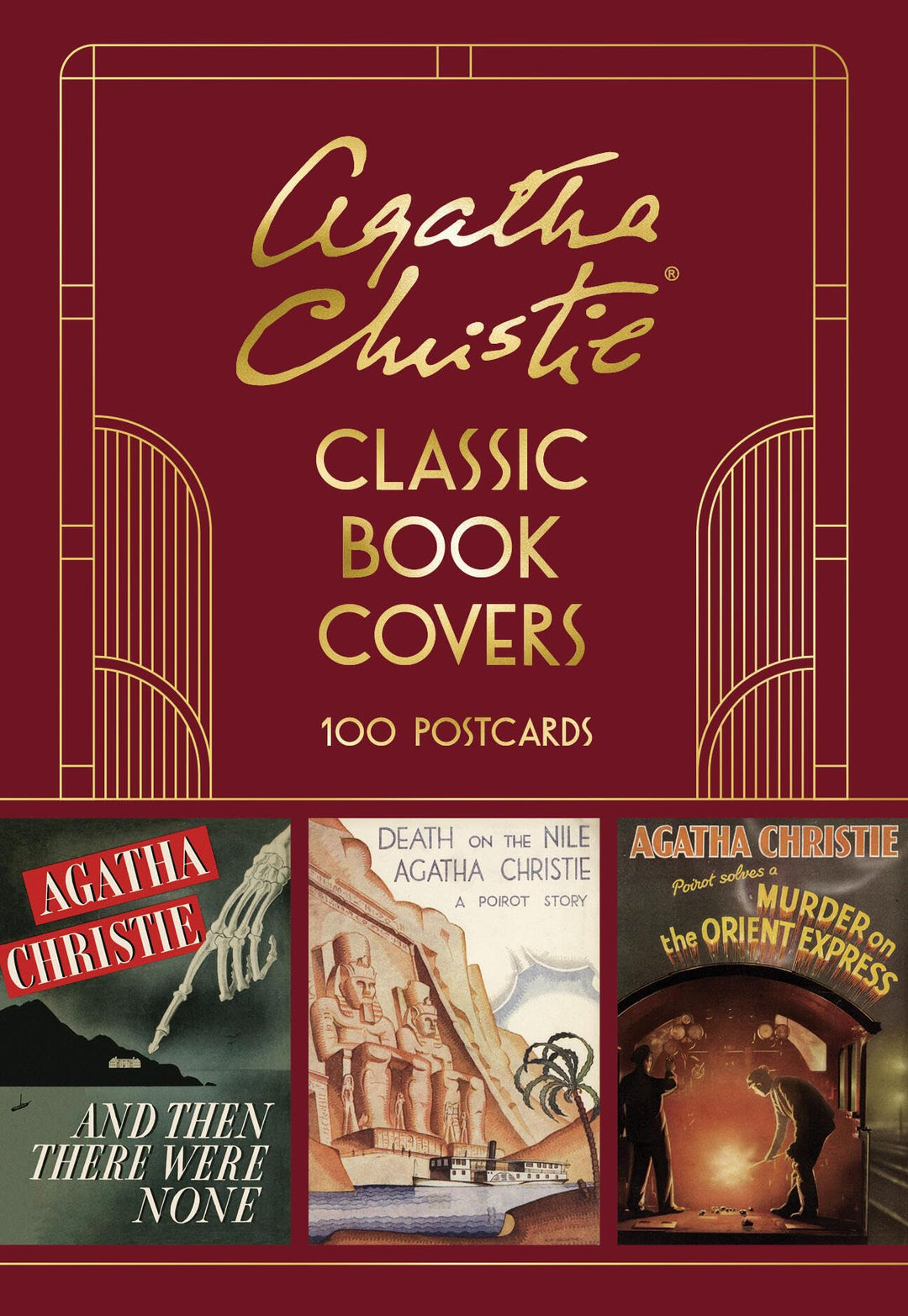 Agatha Christie Classic Book Covers: 100 Postcards, Postkartenbuch