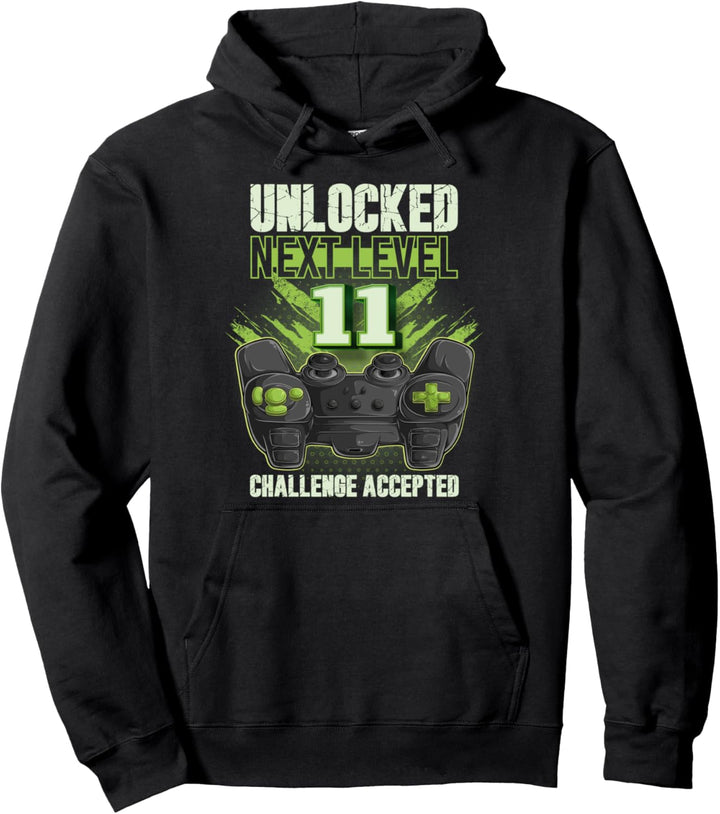 Gamer 11 Jahre alt Geburtstag zu 11 Jahre alt Pullover Hoodie