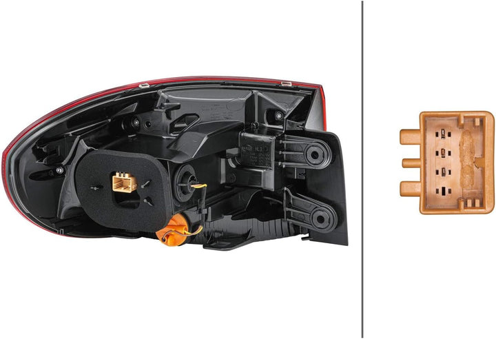 HELLA 2SD 011 715-061 Heckleuchte - LED - weiss/rot - äusserer Teil/oberer Teil - rechts - für u.a.