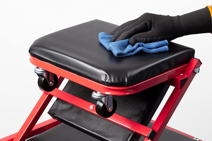 Meister Montage-Rollbrett 2 in 1 - Nutzbar als Werkstattliege &amp; Rollhocker - Belastbar bis 150 kg -