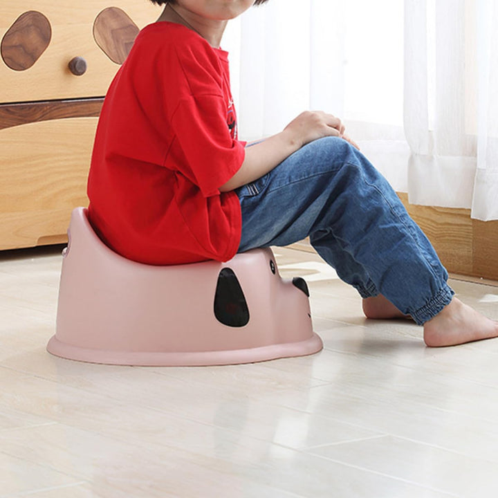 DOITOOL Toilettensitz mit Deckel Spritzschutz und Rutschfester Basis Pp Niedliches Welpenmotiv für K