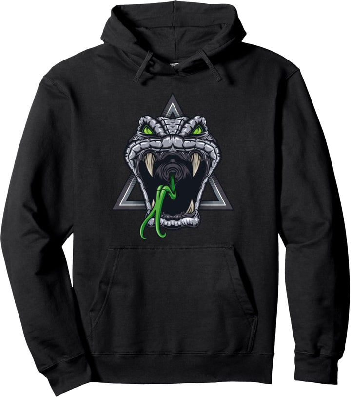 Snake illustration Schlange Pullover Hoodie