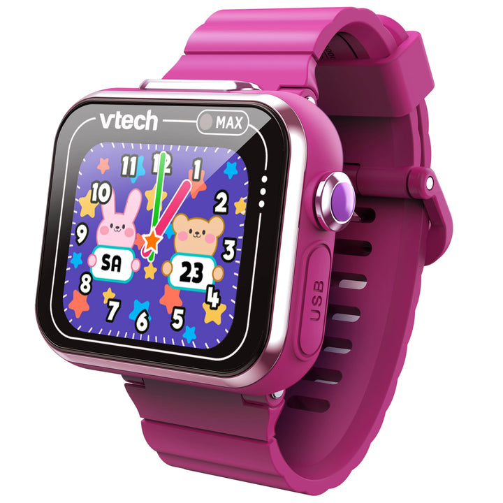 Vtech KidiZoom Smart Watch MAX Lila I Kinder-Smartwatch mit Duokamera I Touchscreen I 1,69 Zoll I Sp