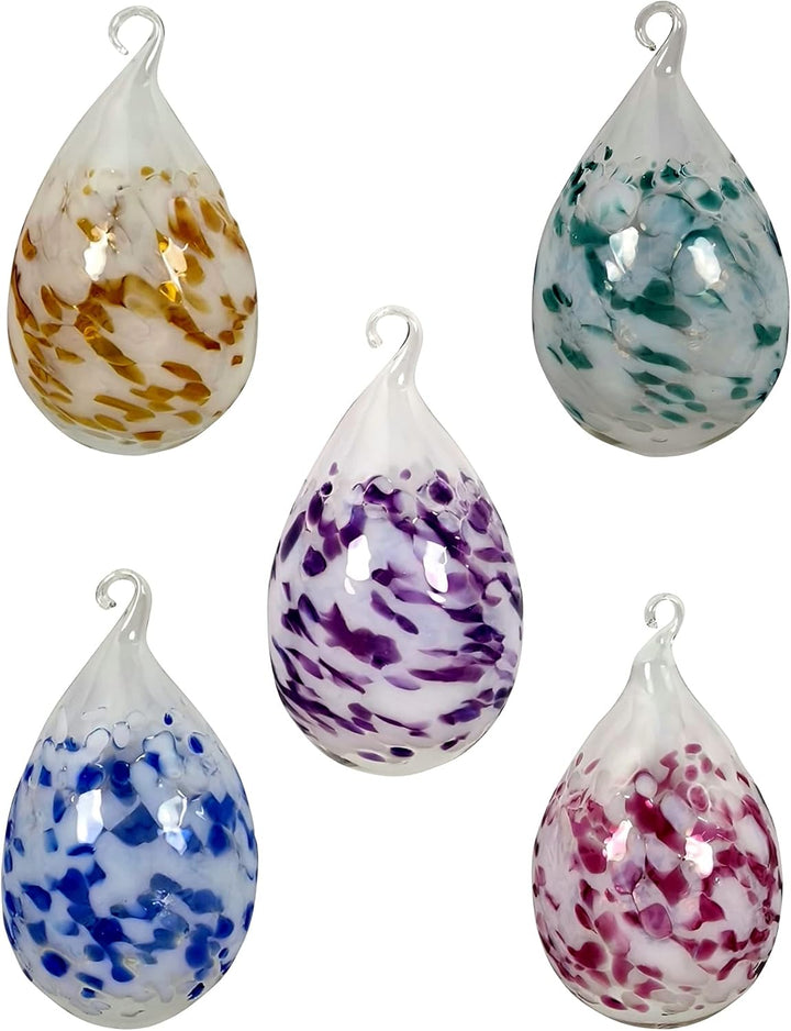 Lauschaer Glas Ostereier aus Glas mit Granulat Verschiedene Grössen und Sets mundgeblasen handgeform