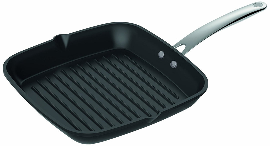 Original Brabantia Profi Grill-Pfanne 28 x 26 cm Stiel Induktion antihaft Gastro Grillpfanne 28 cm,