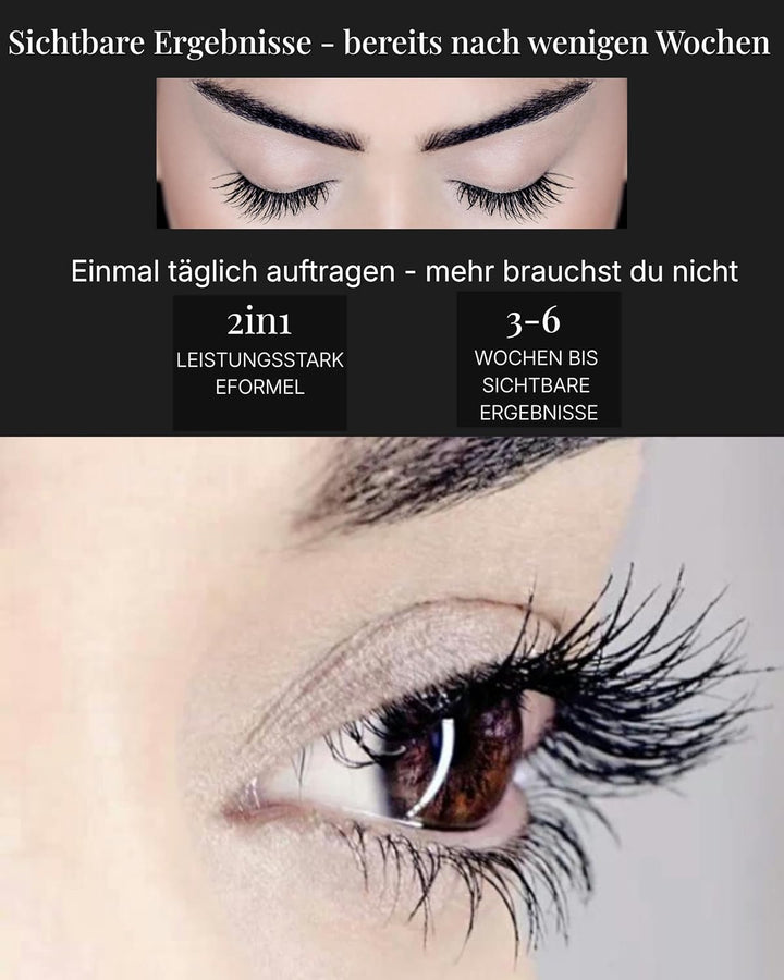 Nunu Millionize Lashes Wimpernserum & Augenbrauenserum 2in1 - Wimpernwachstum & Wimpernpflege - lang