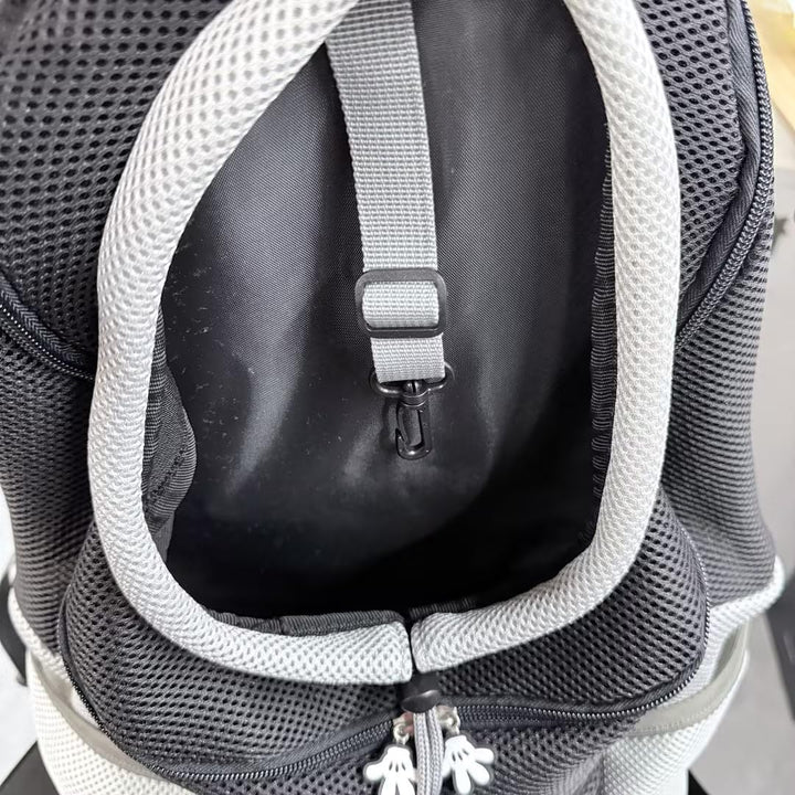 Hundetrage-Rucksack, Welpentragetasche mit Entrinnen-sicherem Reissverschluss, Atmungsaktiver Hundet