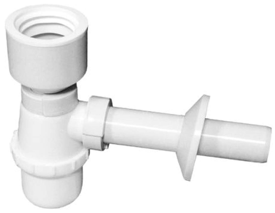 VBChome- Set: Urinal Zulauf Oben Weiss Modern Hochwertig Keramik Pinkelbecken senkrecht Pissoir Mini