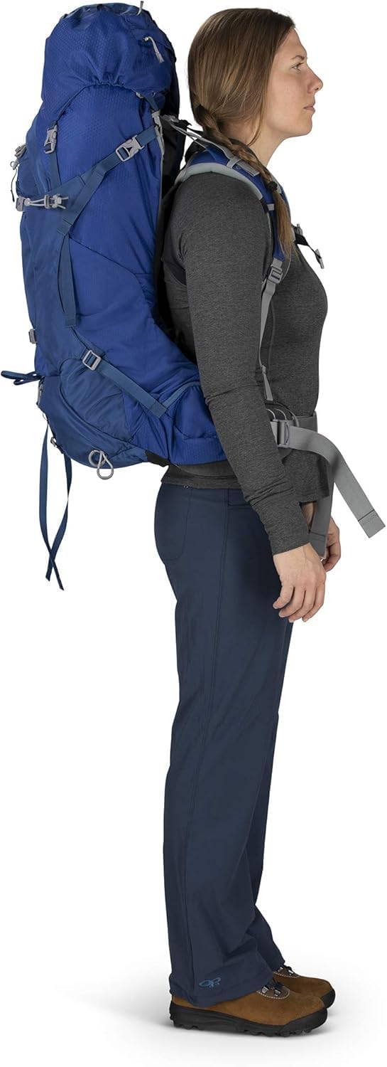 Osprey Ariel 65 Trekkingrucksack für Frauen Ceramic Blue XS-S, Ceramic Blue XS-S