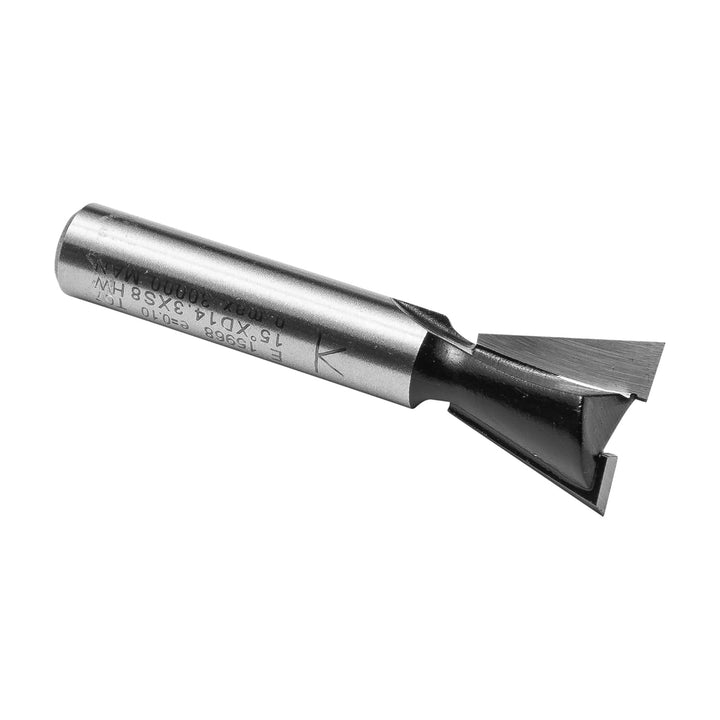ENT 15968 Gratfräser HW, Schaft (S) 8 mm, Durchmesser (D) 14,3 mm, NL 13,5 mm, E 15°, SL 32 mm, ohne