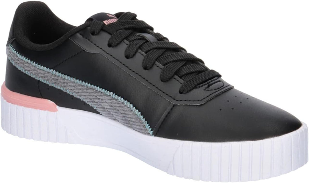PUMA Mädchen Carina 2.0 Corduroy Jr Sneaker 37 EU Puma Black Cool Dark Grey Bold Blue Future Pink Pu