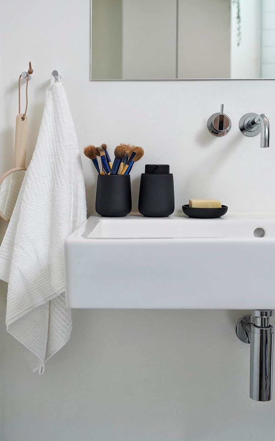 Zone Denmark Nova One Seifenspender fürs Badezimmer, Spender aus Keramik für Handseife/Flüssigseife,