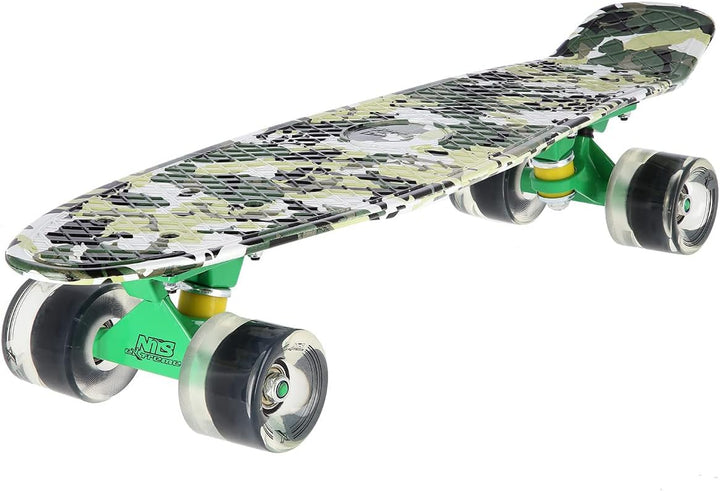 Nils Extreme – Skateboard Für Kinder Jugend und Erwachsene – Kinder Pennyboard - Rollen Board - Hohe