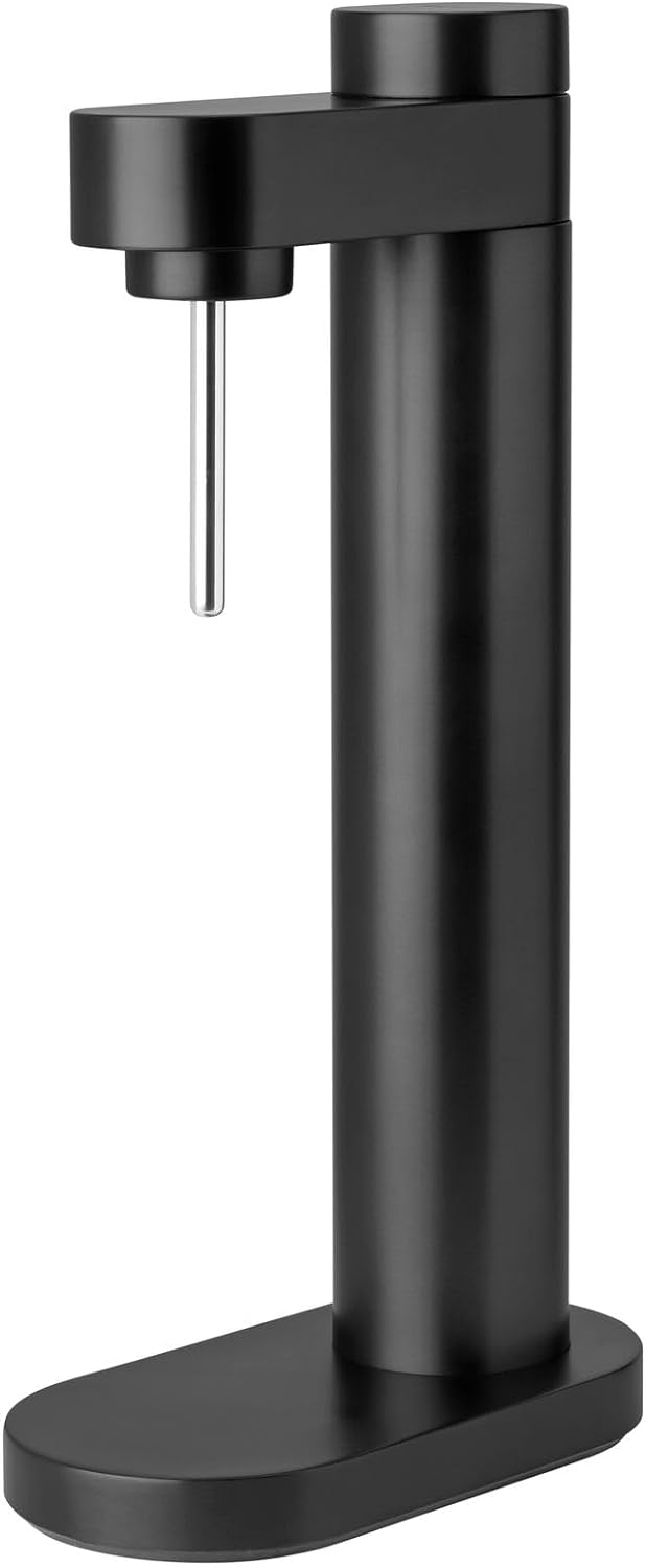 Stelton CO2 Carbonator, Brus Wassersprudler Schwarz Metallic