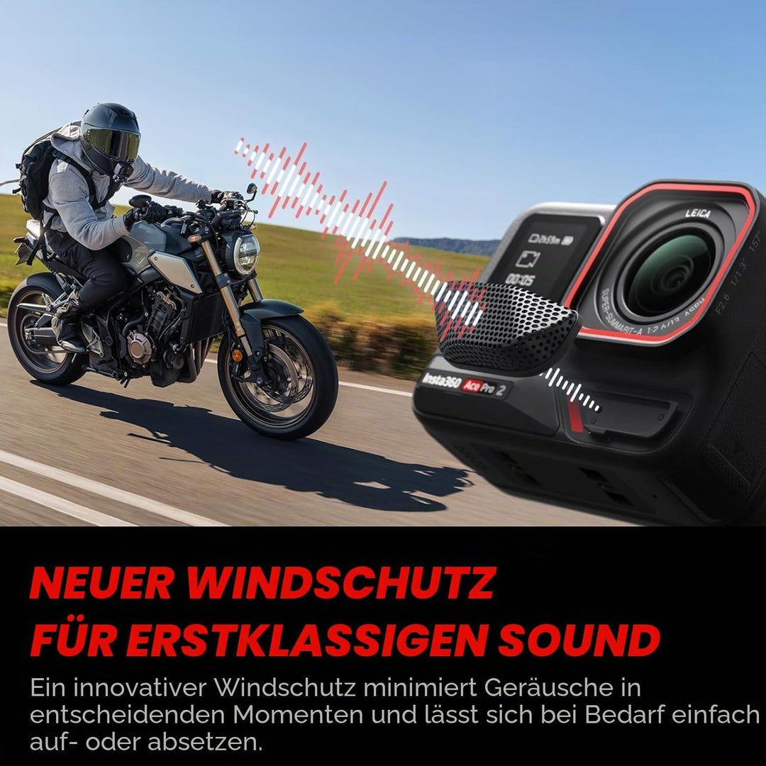 insta360 ACE PRO 2 | Action-Kamera, Co-Engineered mit Leica für aussergewöhnliche Bildgebung, 8K AI-