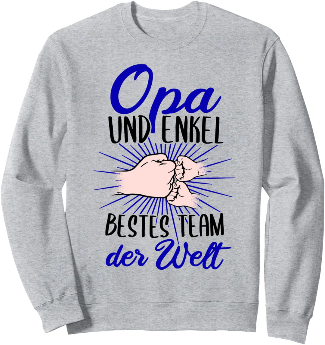 Opa und Enkel Bestes Team der Welt zweifacher Opa Sweatshirt