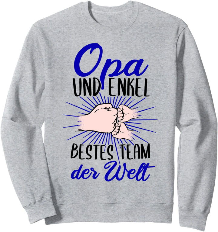 Opa und Enkel Bestes Team der Welt zweifacher Opa Sweatshirt