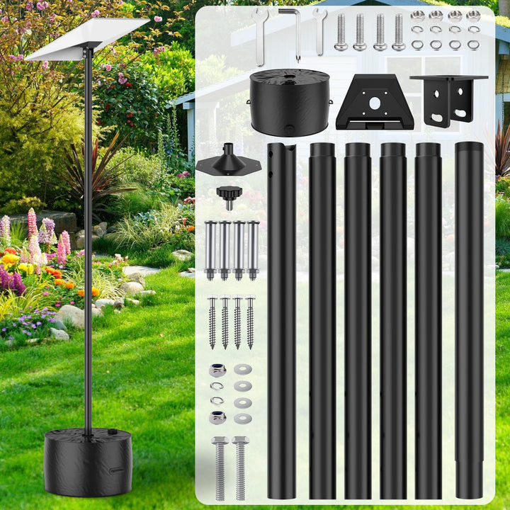 IMAYCC Starlink Gen 3 Halterung, 7.9 FT Verstellbare Starlink Gen 3 Pole Mount Kit mit Starlink Gen