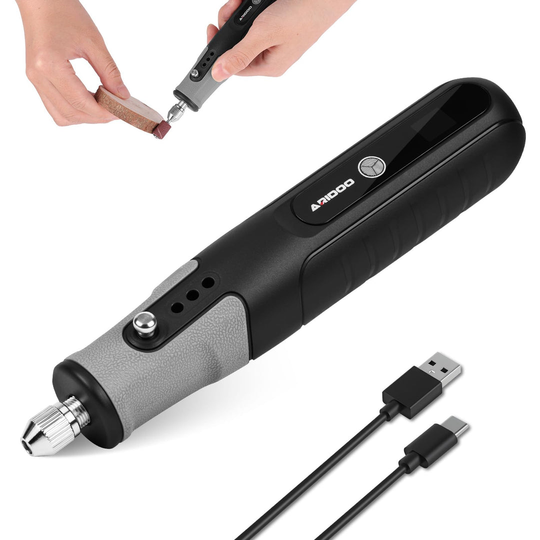 Flintronic Mini Akku Rotationswerkzeug, Multifunktionswerkzeug Wiederaufladbar, 5 Variable Drehzahl