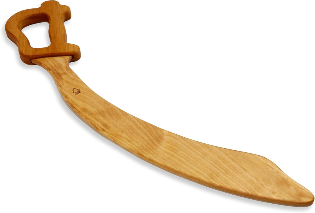 BestSaller 1121 Piratensäbel aus Holz, 56cm lang, Natur geölt (2 Stück) Natur 2 Stück, Natur 2 Stück