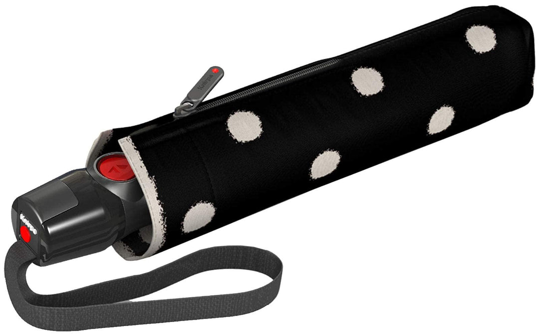 Knirps Taschenschirm T.200 Duomatic Dot Art - black 98 cm Dot Art Black, 98 cm Dot Art Black