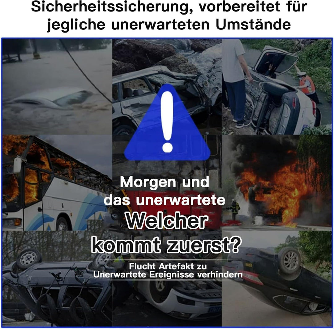10 Stück Gurtschneider Notfallhammer, Notfallhammer Auto Mit Gurtschneider, Tragbar und einfach zu b