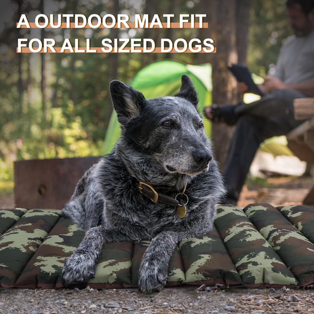 XIAPIA wasserdichte Hundematte für Outdoor, Waschbare Hundematte für Unterwegs, Antistatik, Hygienis