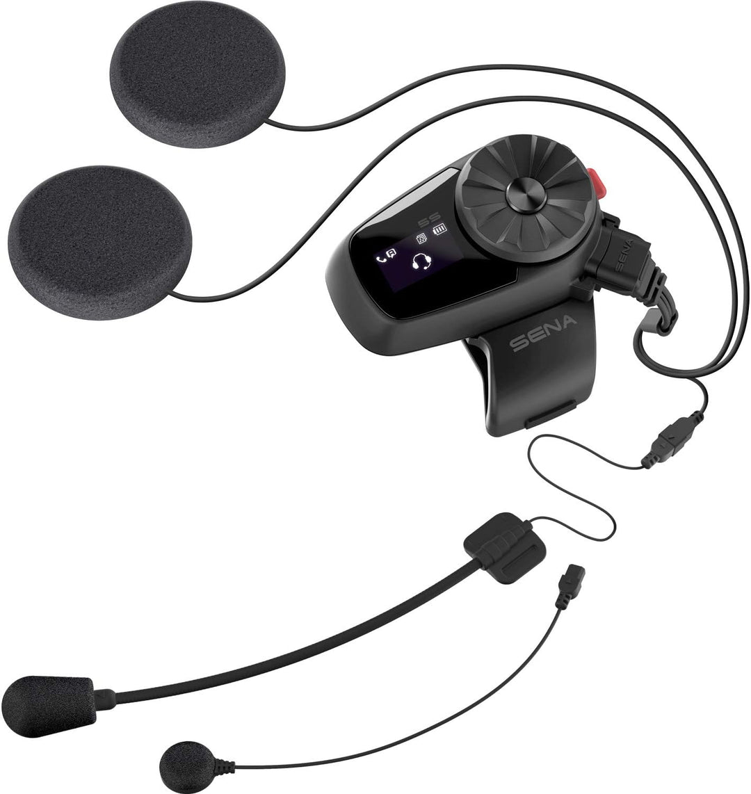 Sena 5S Motorrad Bluetooth-Kommunikationssystem, Doppelpack 5S-01D black Doppelpack (2020), Doppelpa