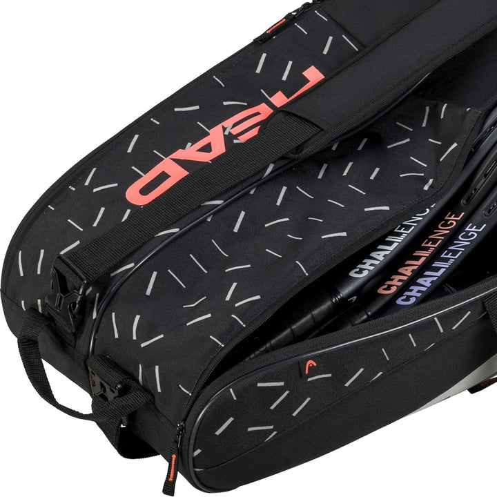 HEAD Team Racquet Bag L Schwarz/Ceramic, Schwarz/Ceramic