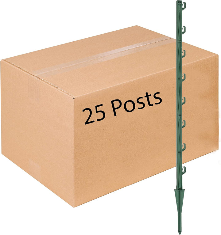 Fi-Shock P-30G Gartenzaunpfosten, 76,2 cm, ideal für Gärten und temporäre Zäune, 25 Stück Gartenpfos