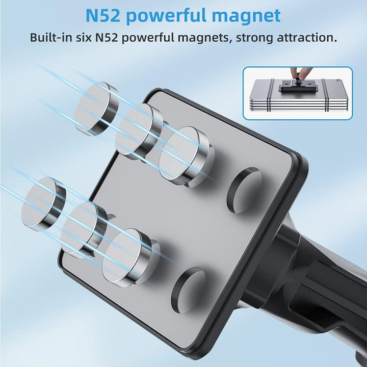 OHLPRO Tablet Halterung Auto Magnet, ipad Halterung Auto Vorne Armaturenbrett und Windschutzsche Mag