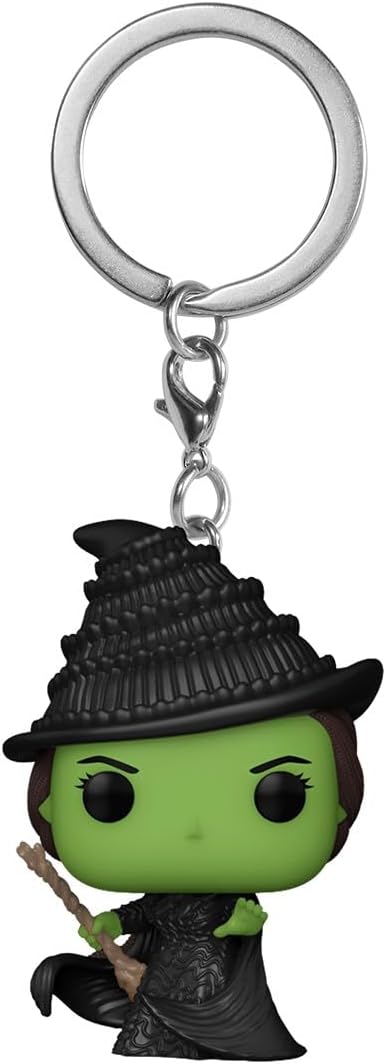 Funko Pop! Keychain: Wicked - Elphaba - Neuartiger Schlüsselanhänger - Vinyl-Minifigur Zum Sammeln -