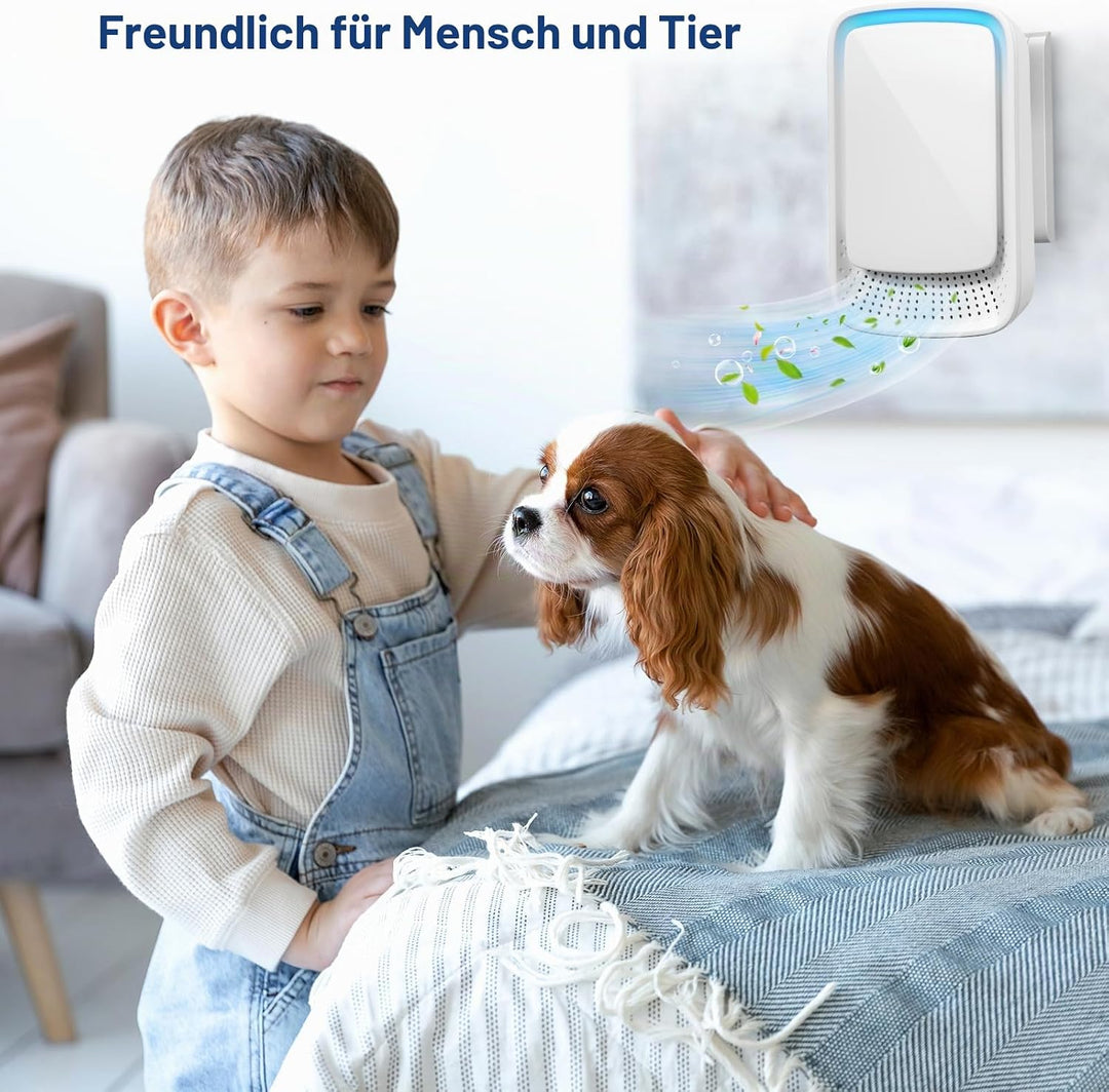 Luftreiniger, Plug In Air Purifier 4 Pack, Plug in Negativ Ionen Luftreiniger für Zuhause, Schlafzim