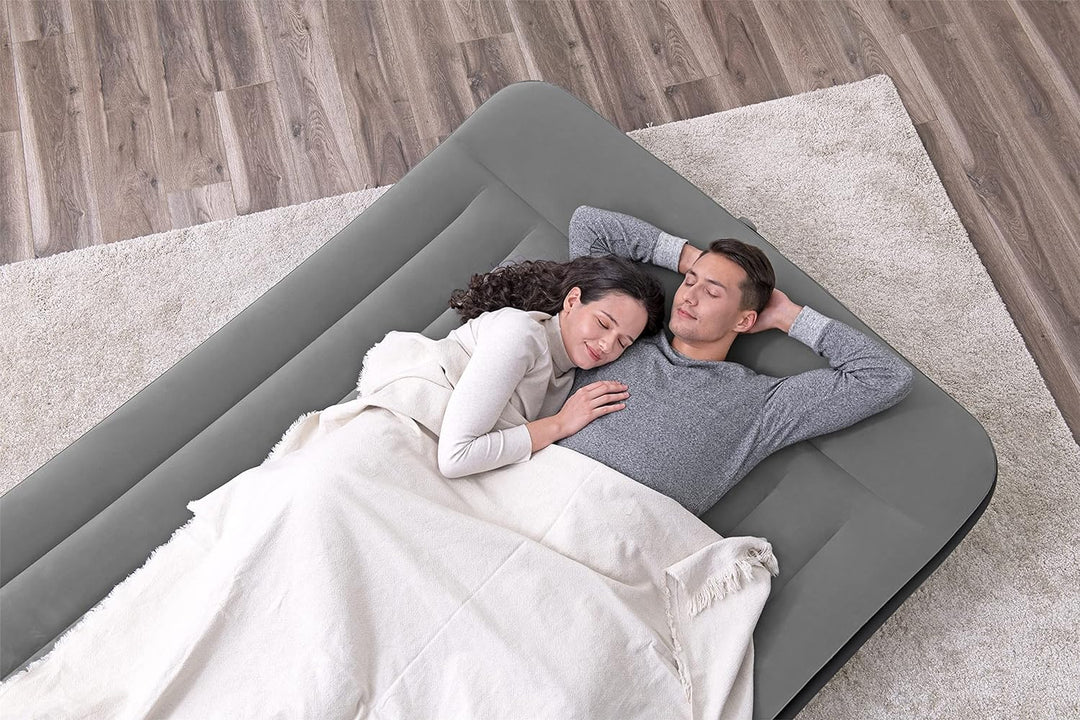 Bestway TriTech Luftbett Aerolux mit integrierter Elektropumpe Double XL/Lo 203 x 152 x 30 cm