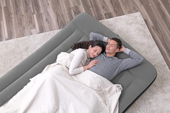 Bestway TriTech Luftbett Aerolux mit integrierter Elektropumpe Double XL/Lo 203 x 152 x 30 cm