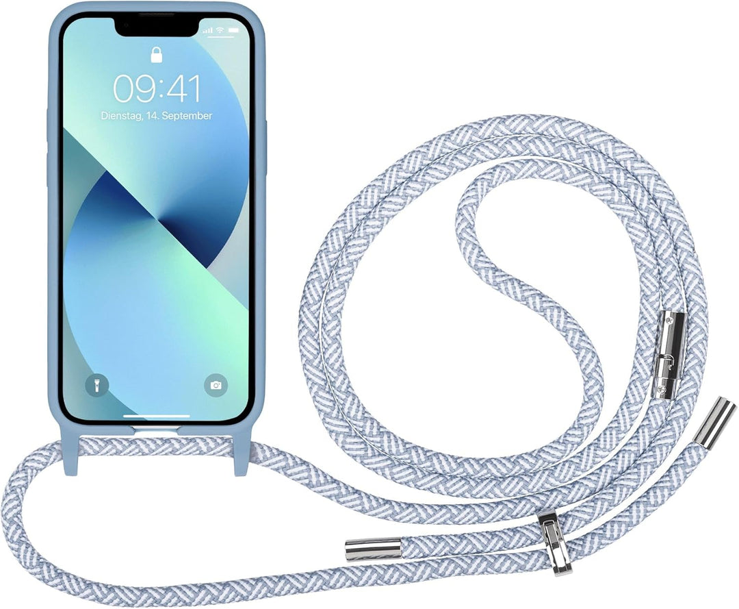 Artwizz HangOn Case kompatibel mit [iPhone 13 Mini] - Elastische Schutzhülle aus Silikon als Handyke