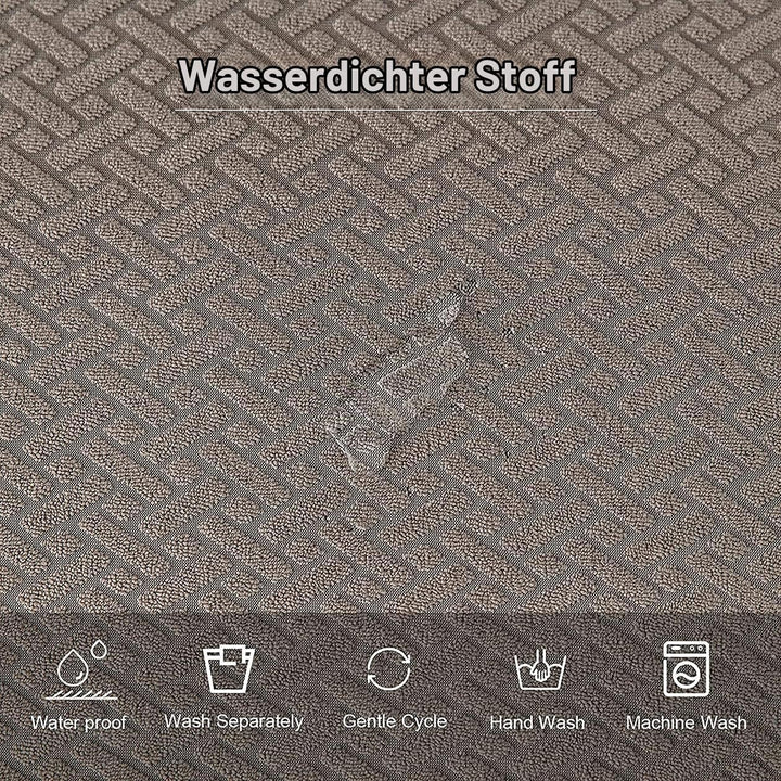 LANSHENG Stuhlbezug Sitzfläche Waschbarer Stretch Wasserdicht Jacquard Bezug für Stühle Esszimmerstu