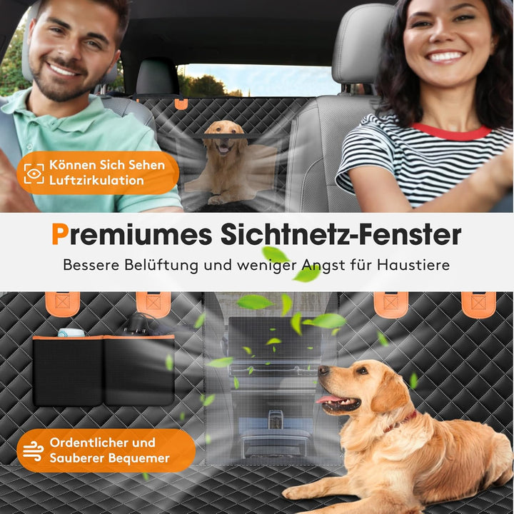 JOEJOY Hundedecke für Auto Rückbank,Autoschondecke Hund Rücksitz Wasserdicht & Kratzfest,Autodecke H