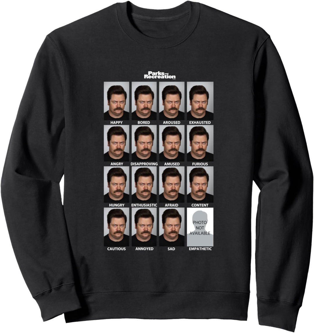 Parks & Recreation Viele Gesichter von Ron Sweatshirt