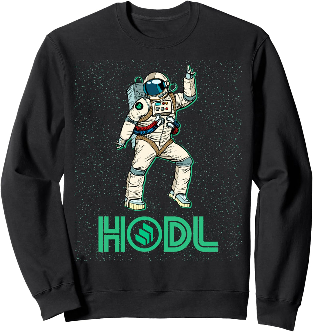 Cryptocurrency Talk - Fun HODL Compound Disco Moon Gear Sweatshirt